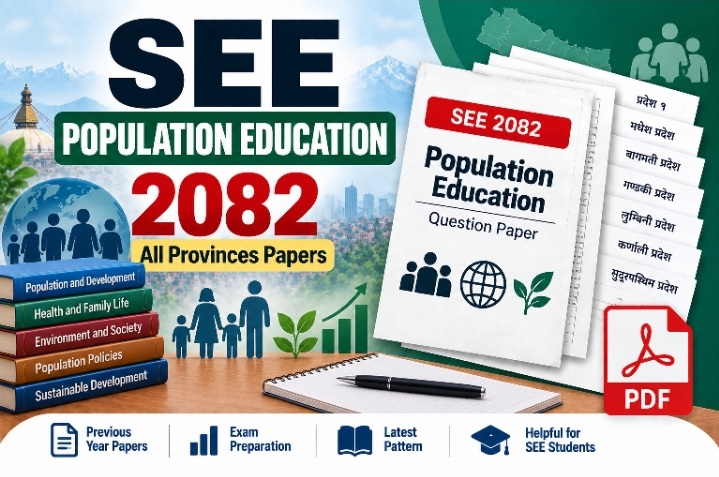 SEE Population Education 2082 All Provinces Papers PDF