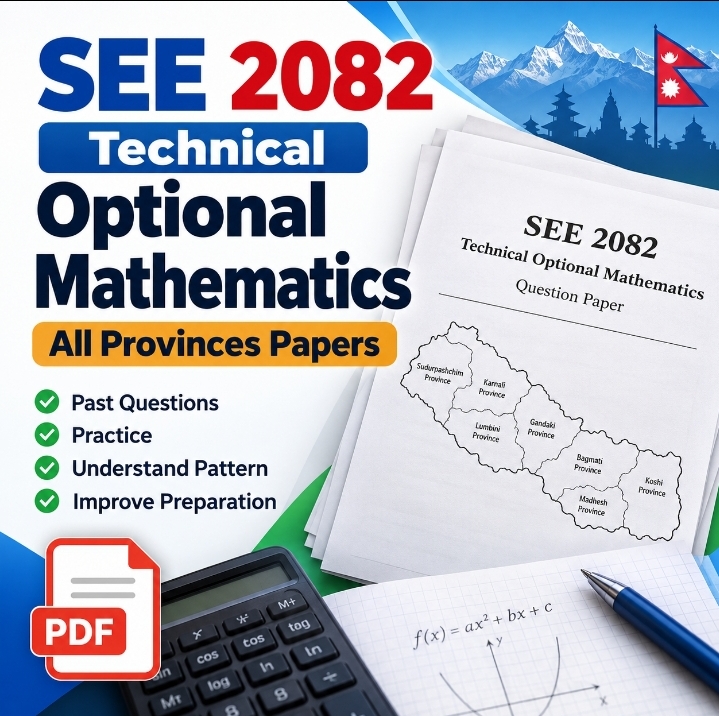 SEE Opt. Maths(Technical) 2082 Papers PDF